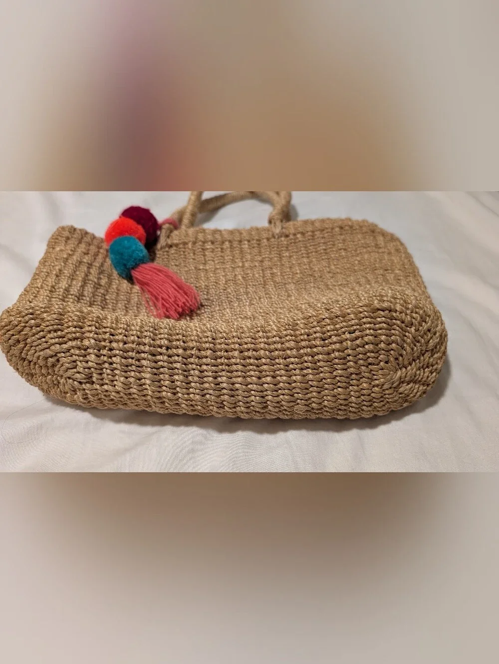 LaLa Hand-Knitted Rattan TOTE BAG